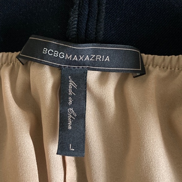 BCBGMaxAzria Pleated ColorBlock Maxi Skirt - Picture 7 of 9